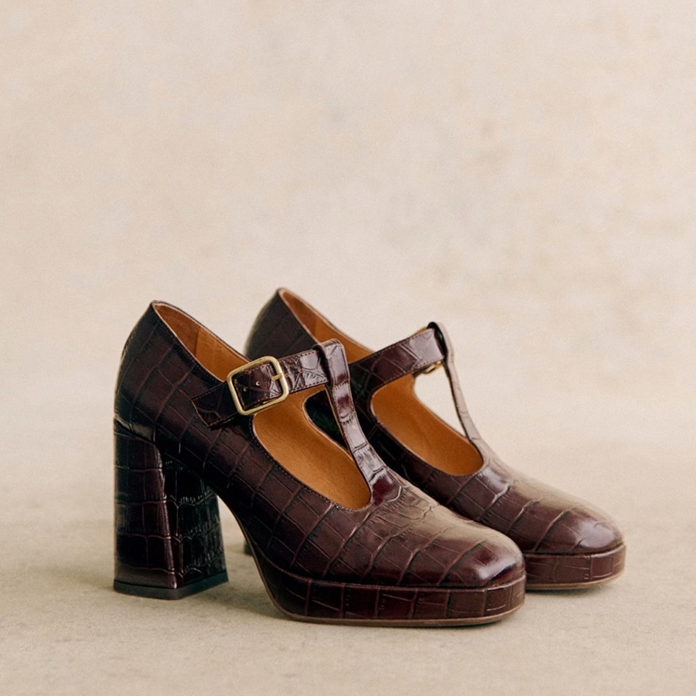 Bran New Sezane Monique High Heels Mary Janes, Size 6 or 7, read description